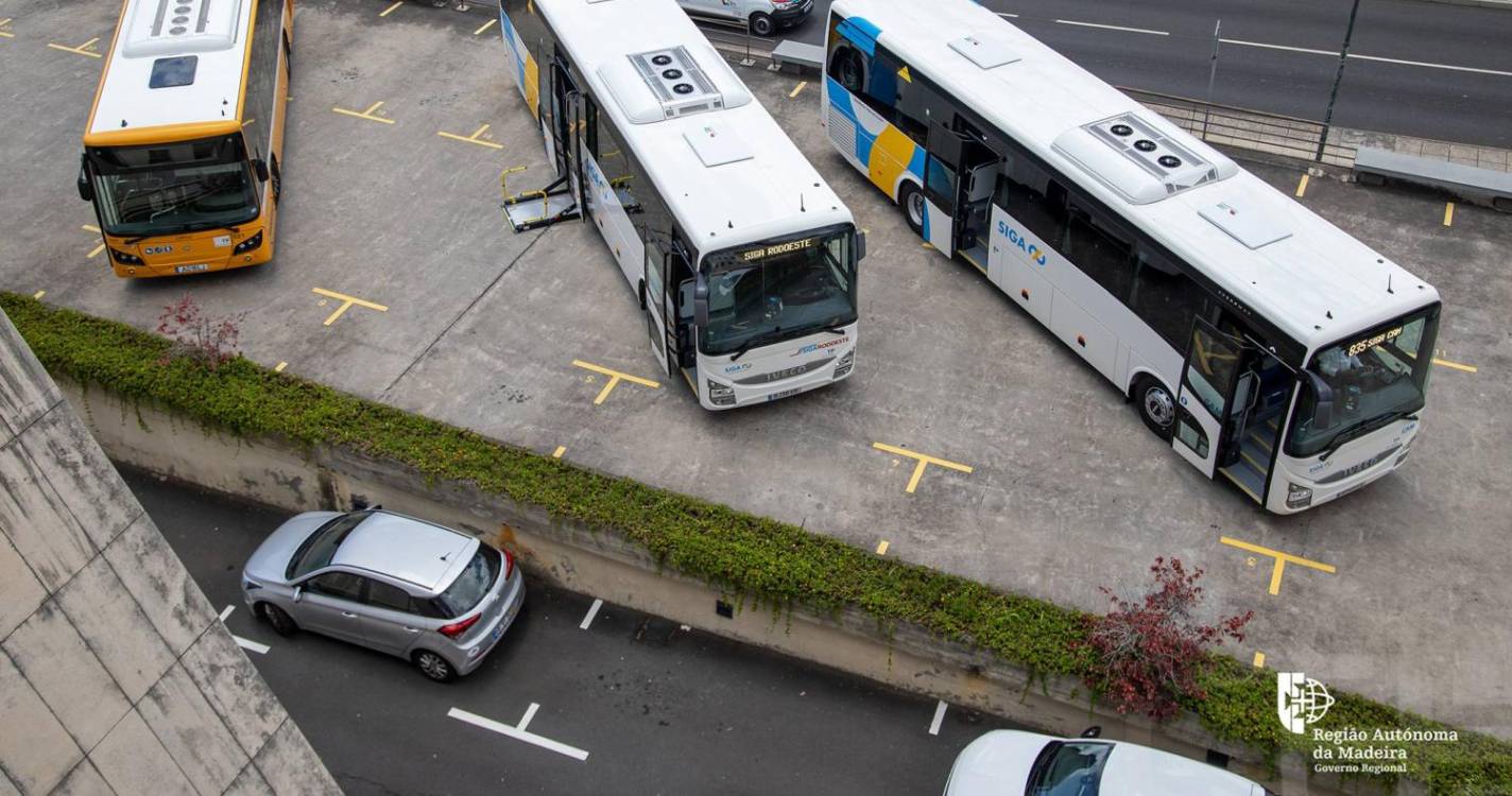 Nova rede de transportes públicos da Madeira na estrada a partir de segunda-feira