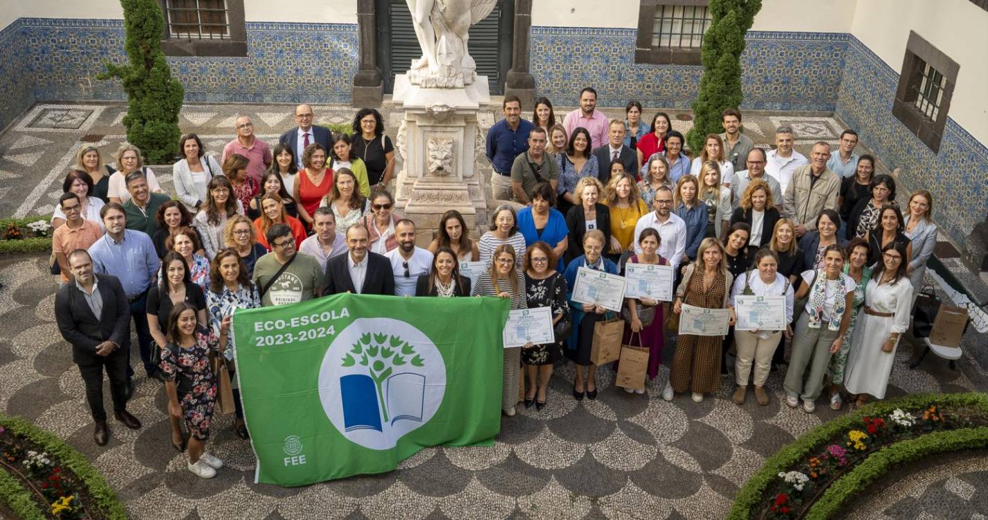 41 escolas do Município do Funchal receberam o Galardão Eco-Escolas 2023/2024