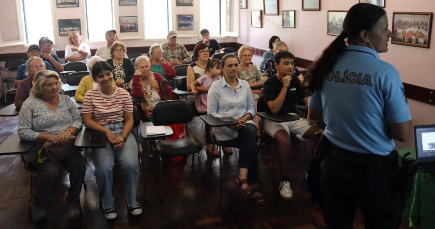 Ação de sensibilização “Idosos em Segurança” em São Roque do Faial