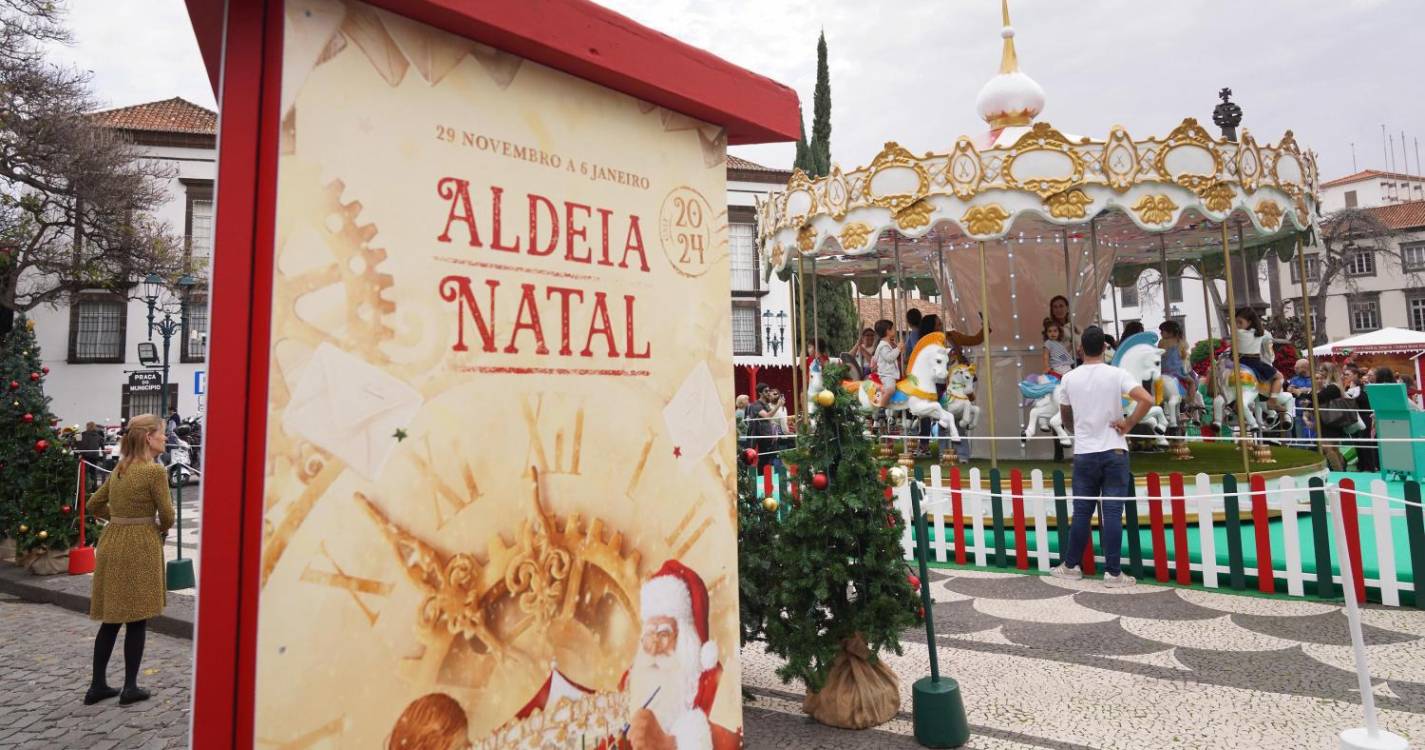 Pai Natal abriu Aldeia Natal no Funchal (com fotos)