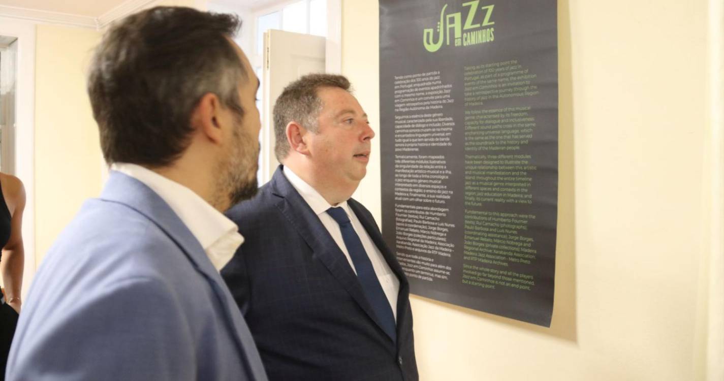 Exposição sobre Jazz inaugurada na Ribeira Brava