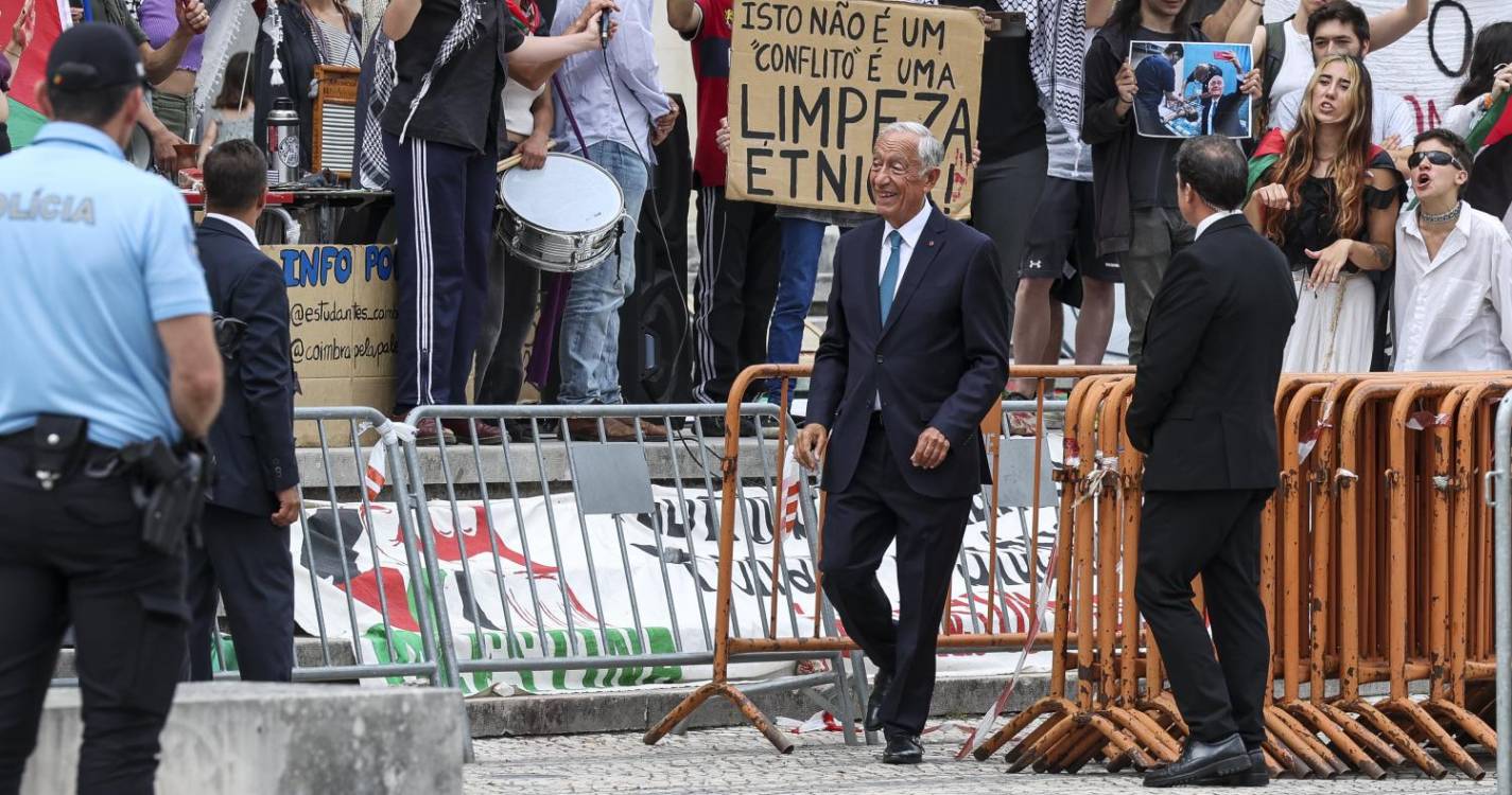 Marcelo afirma que realidade do Governo português está a mudar em relação à Palestina