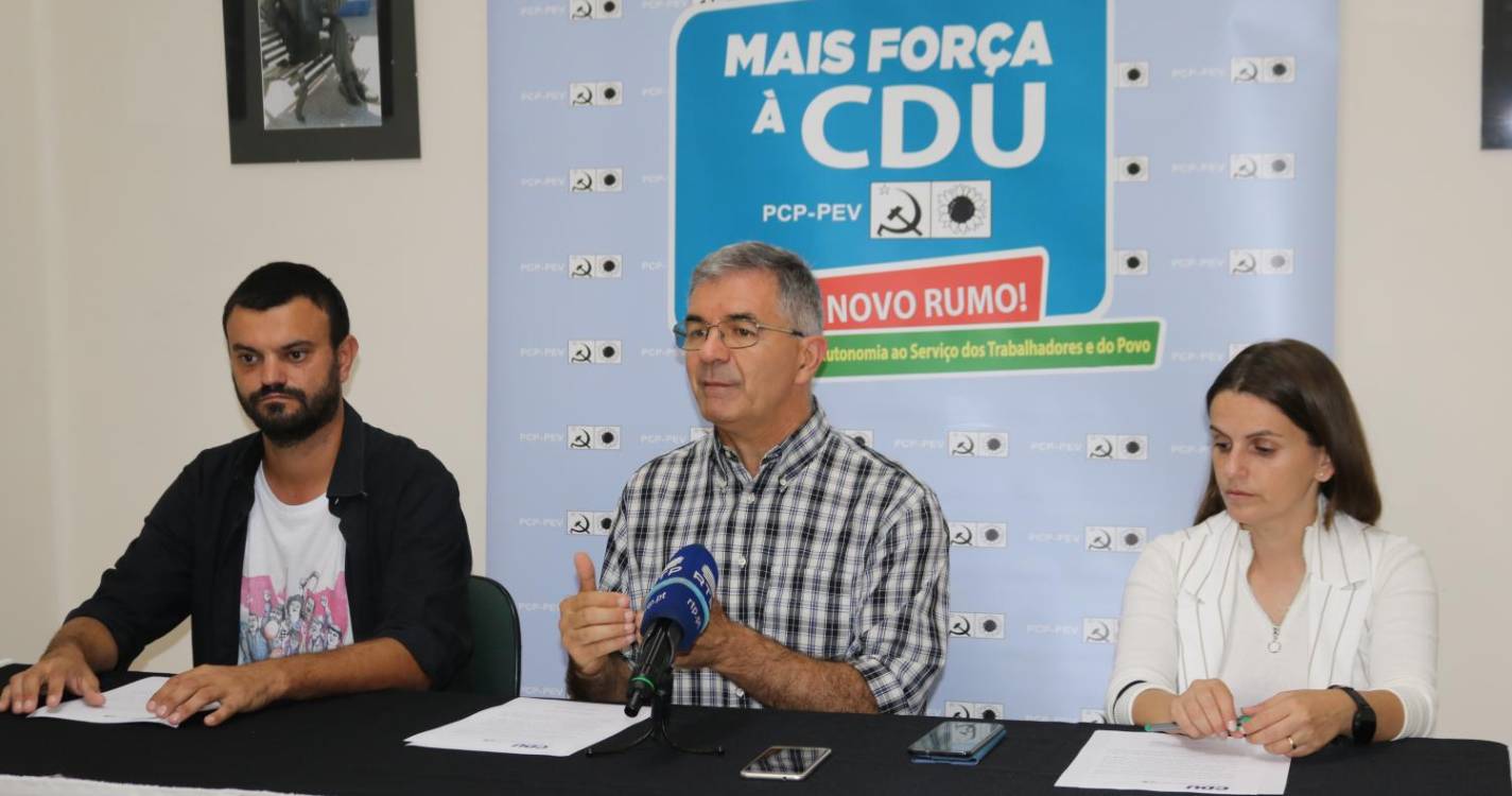 CDU diz que subsídio de mobilidade mostra “fraude política dos governos PSD/CDS”