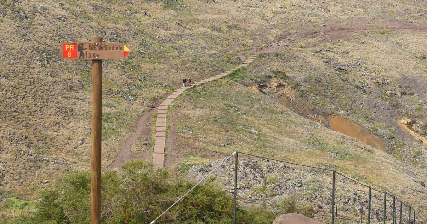 Homem ferido em queda na vereda da Ponta de São Lourenço