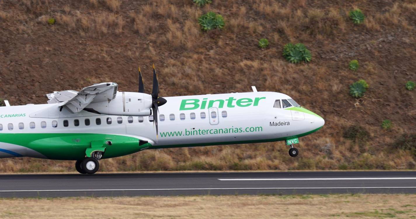 Binter lança campanha com voos a preços reduzidos entre Madeira e Canárias