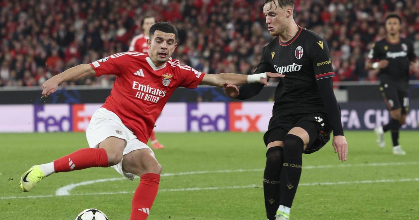 Benfica empata na Luz frente ao Bolonha