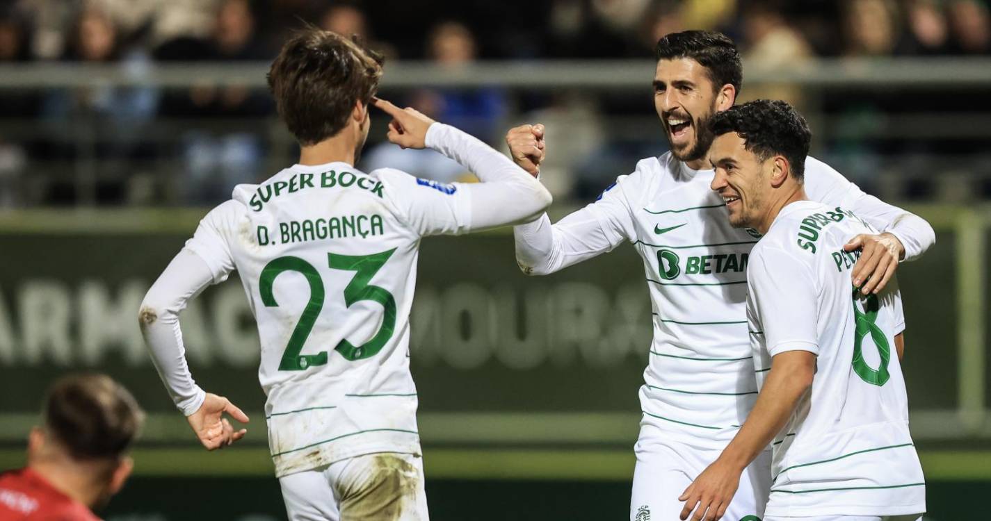 Sporting vence em Tondela e assegura presença na ‘final four’ da Taça da Liga