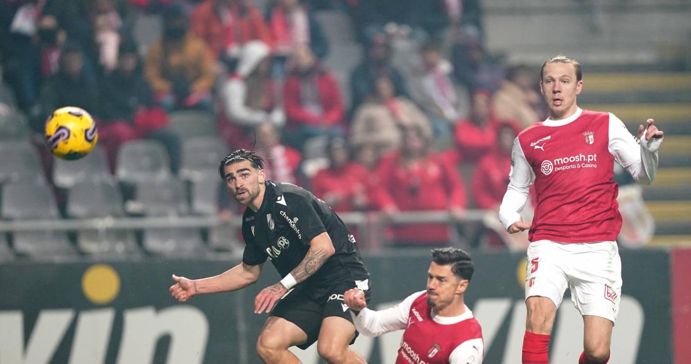 I Liga: ‘Golão’ de João Mendes nos descontos ‘empata’ Sporting de Braga