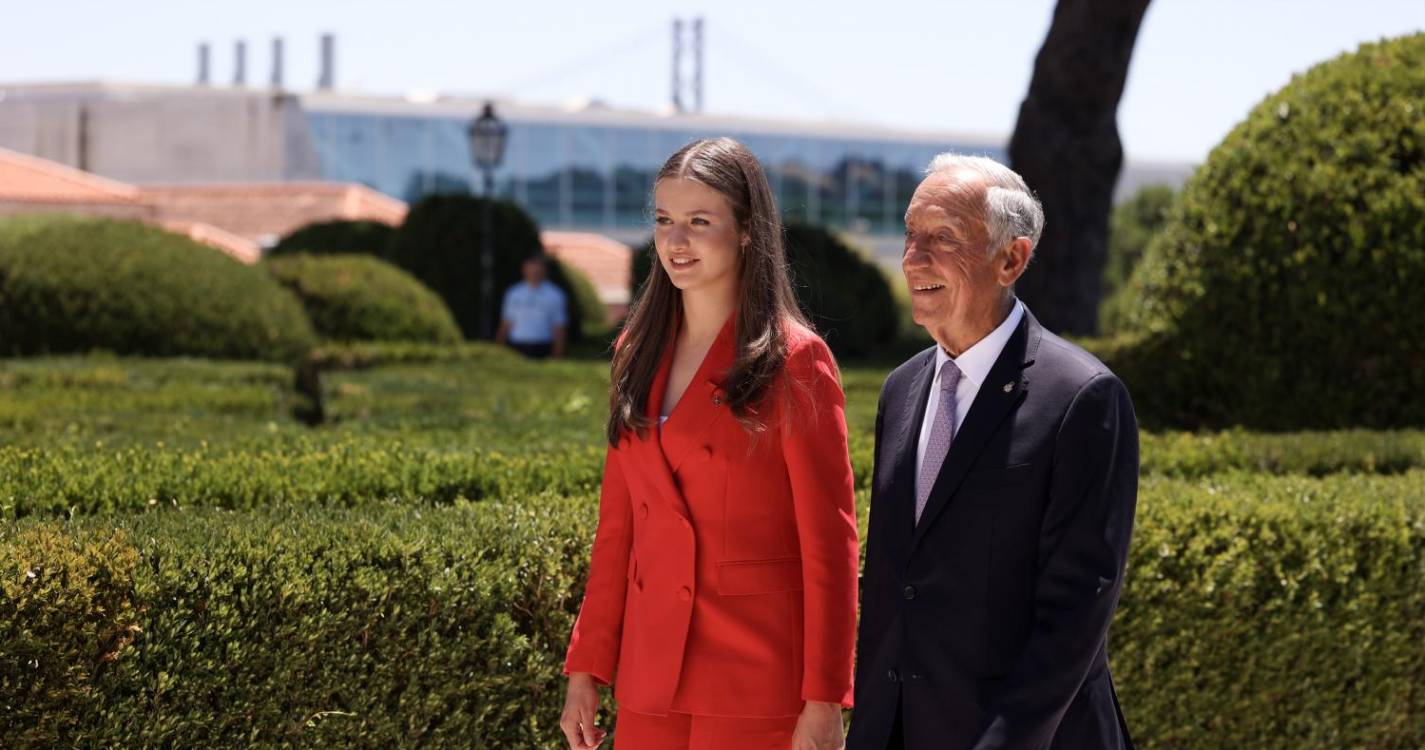 Marcelo condecorou princesa Leonor de Espanha com a Ordem de Cristo (com fotos)