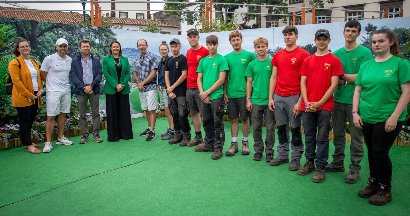 CMF atrai mais escolas francesas de jardinagem para estagiar nos jardins do Funchal