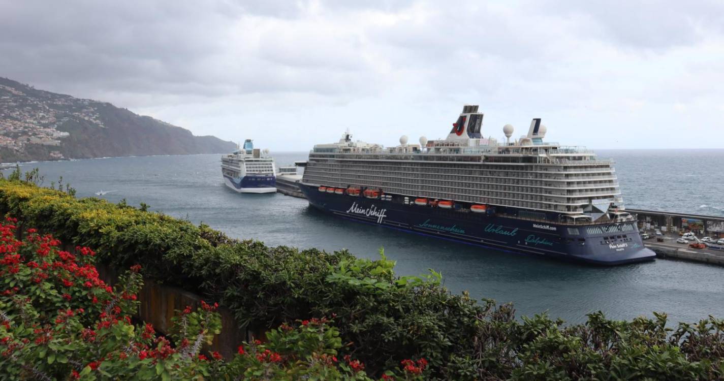 Três cruzeiros aportados este fim de semana no Funchal