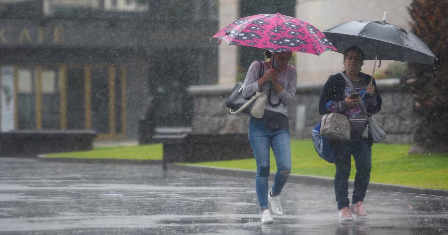 Arquipélago da Madeira sob aviso amarelo no domingo devido à chuva