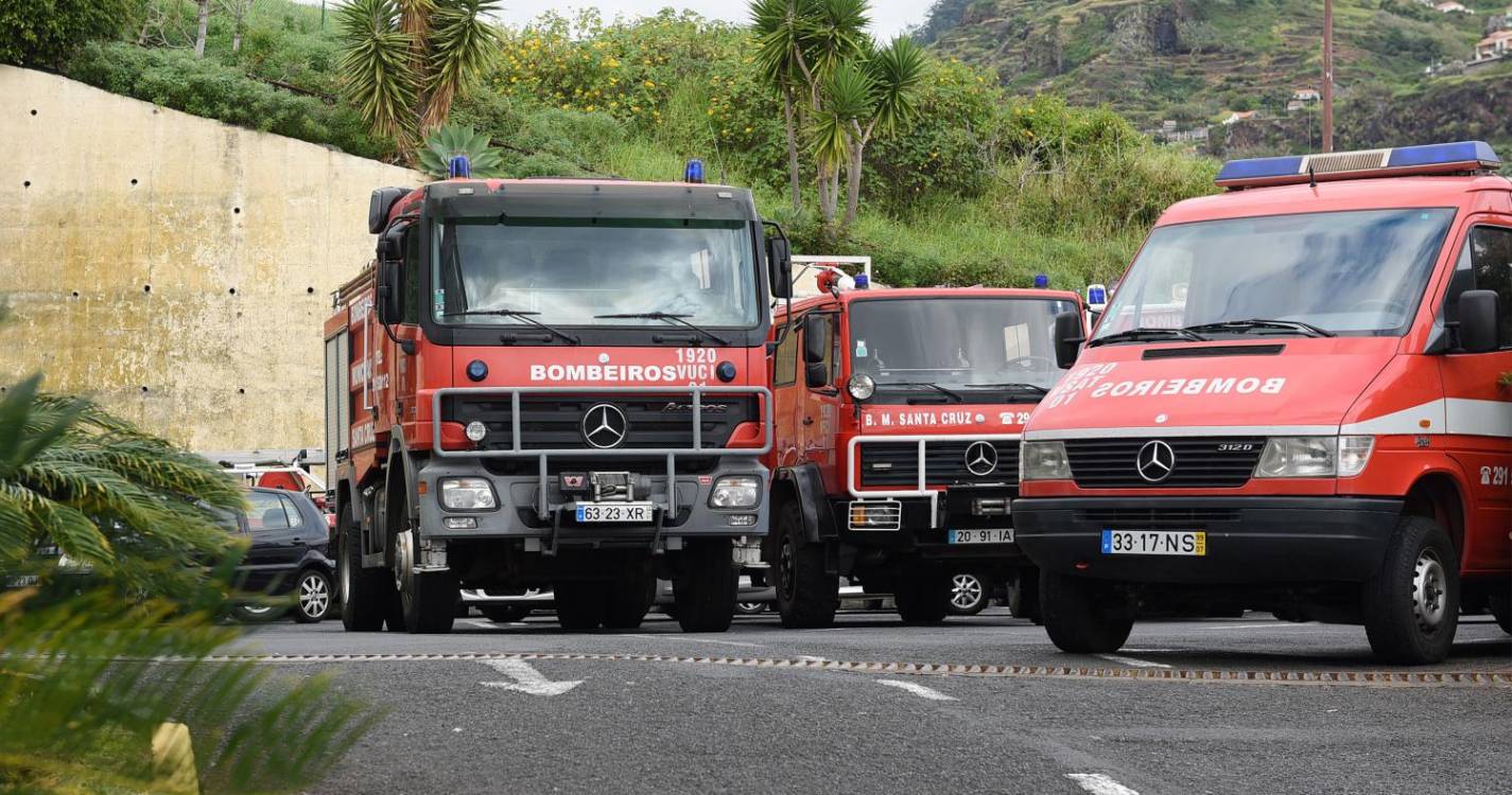 Bombeiros de Santa Cruz reforçaram vigilância perante aviso laranja do IPMA