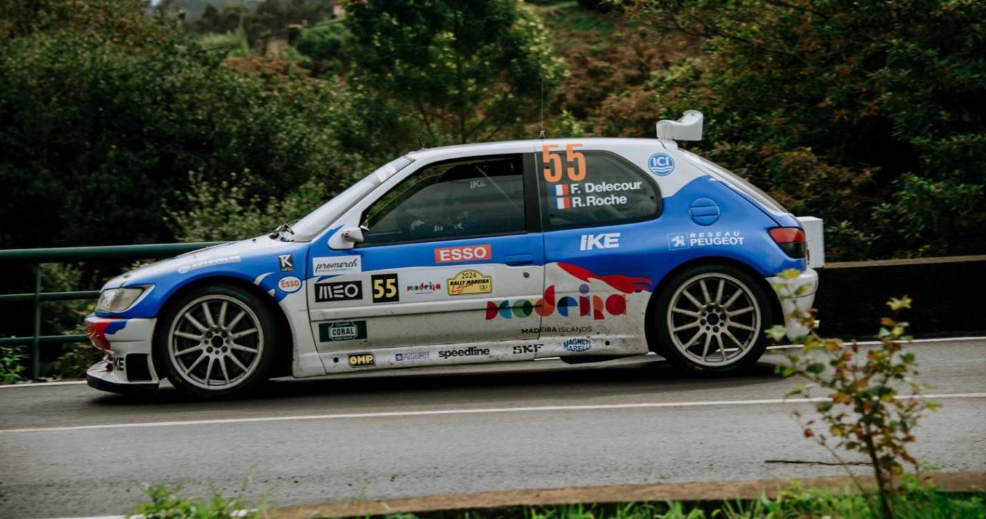 François Delecour confortável na frente do Rally Madeira Legend