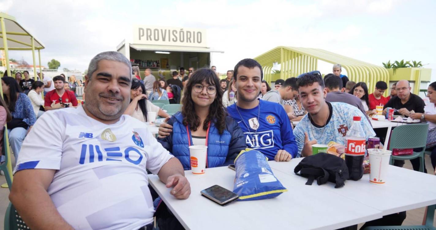 ‘Fan Zone’ do Madeira Shopping com boa casa na estreia de Portugal