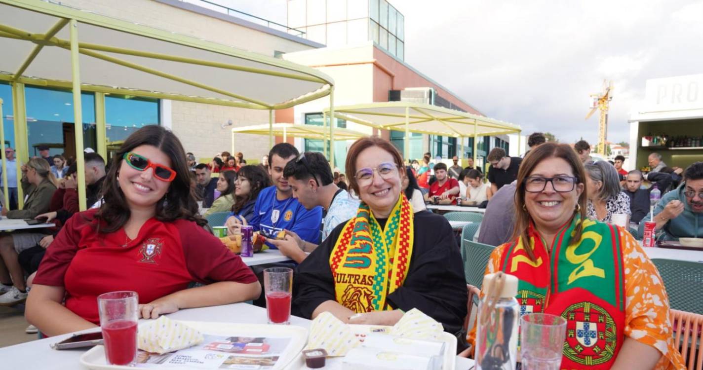 ‘Fan Zone’ do Madeira Shopping com boa casa na estreia de Portugal