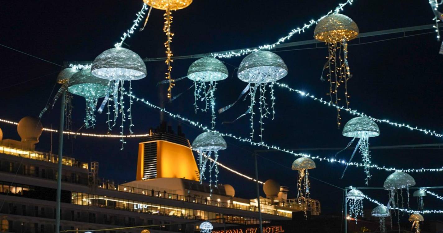 Veja a animação de Natal que enche o Funchal em 40 imagens