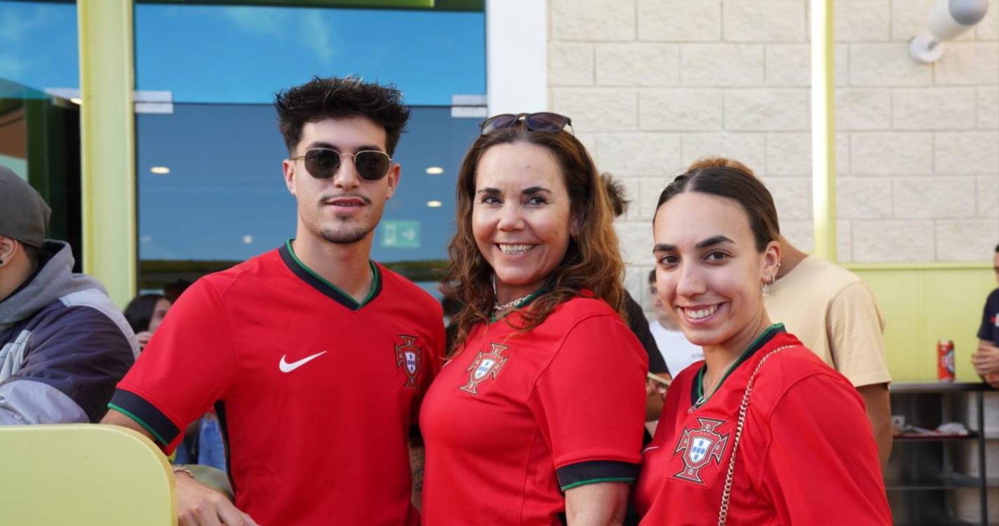 ‘Fan Zone’ do Madeira Shopping com boa casa na estreia de Portugal