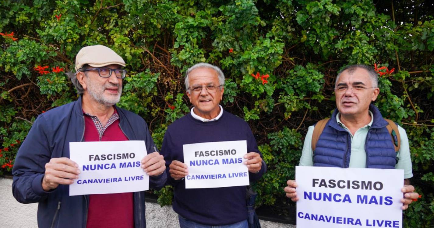 ‘Fascismo Nunca Mais, Canavieira Livre’ junta à volta de 80 pessoas (com fotos e vídeo)