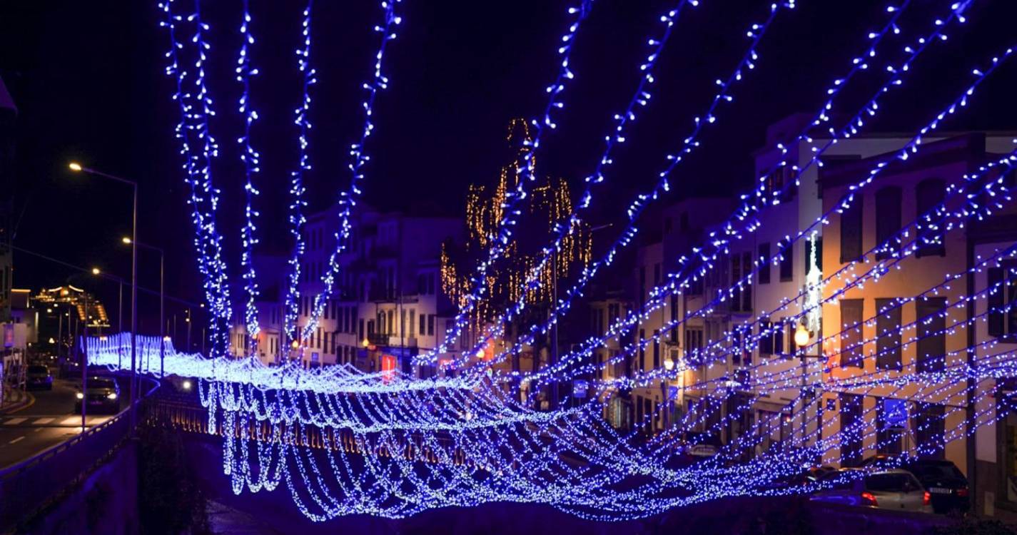 Veja a animação de Natal que enche o Funchal em 40 imagens