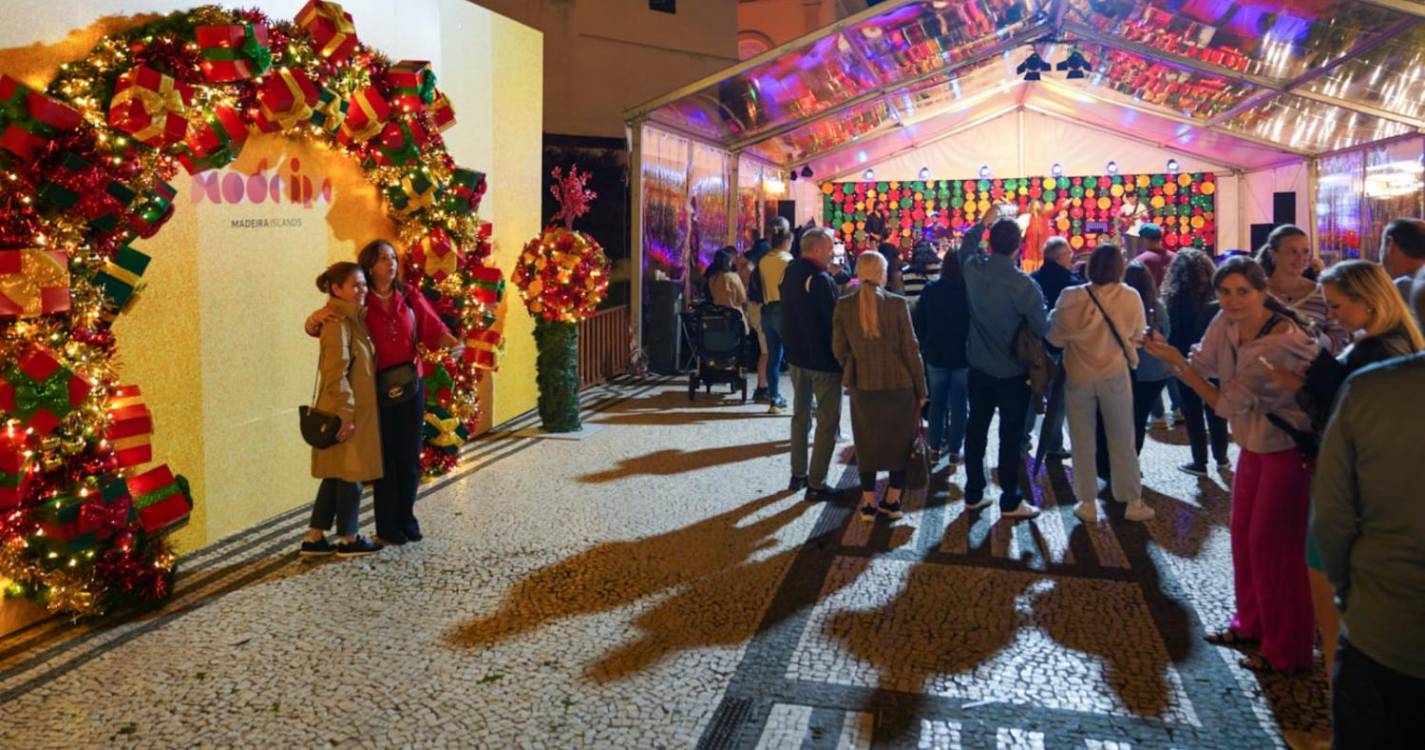 Veja a animação de Natal que enche o Funchal em 40 imagens