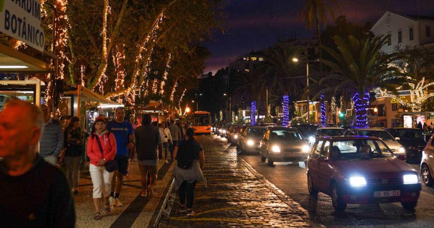 Veja a animação de Natal que enche o Funchal em 40 imagens