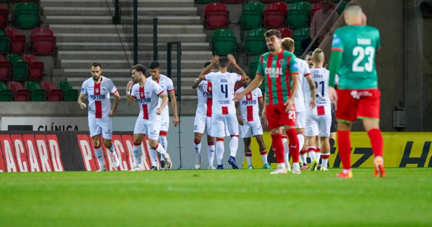 Leiria adianta-se no marcador aos 26 segundos nos Barreiros