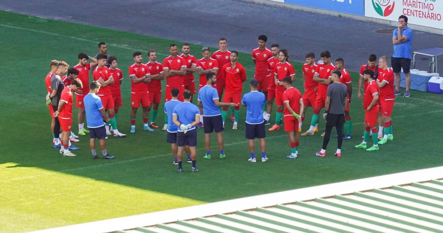 Ricardo Henriques orientou o treino do Marítimo