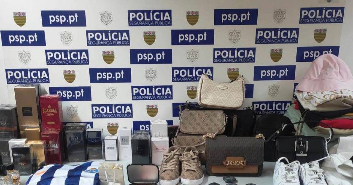 PSP recupera mais de 3.000 euros de material furtado por casal estrangeiro