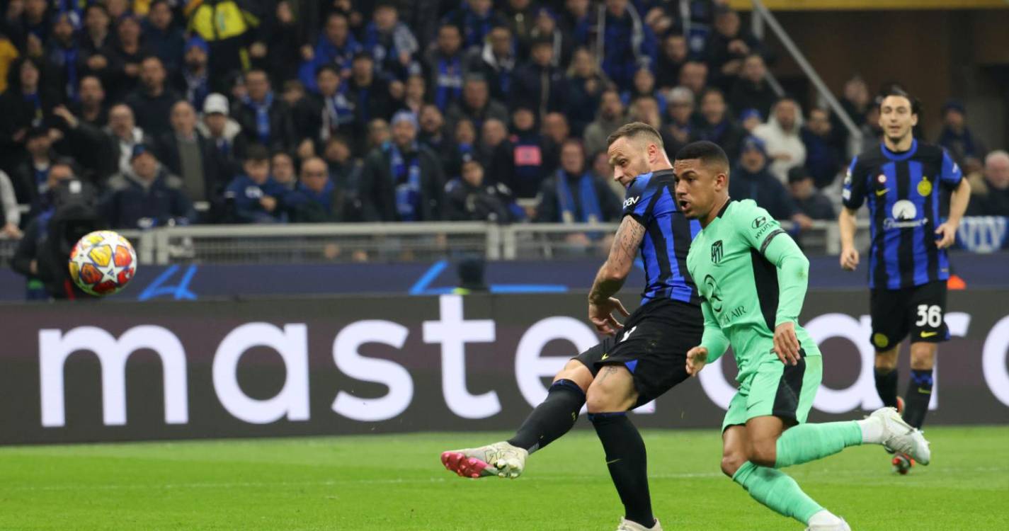 LC: Inter em vantagem, PSV e Dortmund empatados