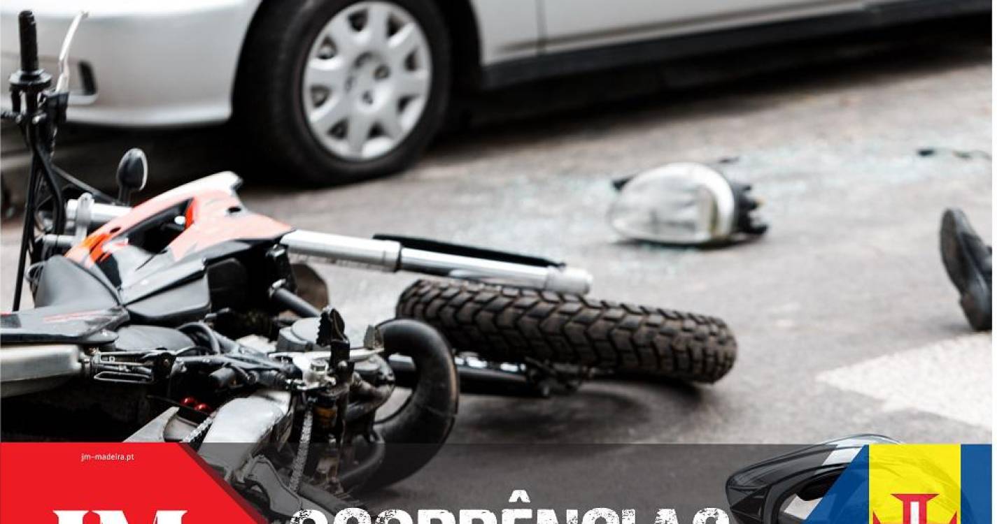 Motociclista ferido após despiste no Funchal