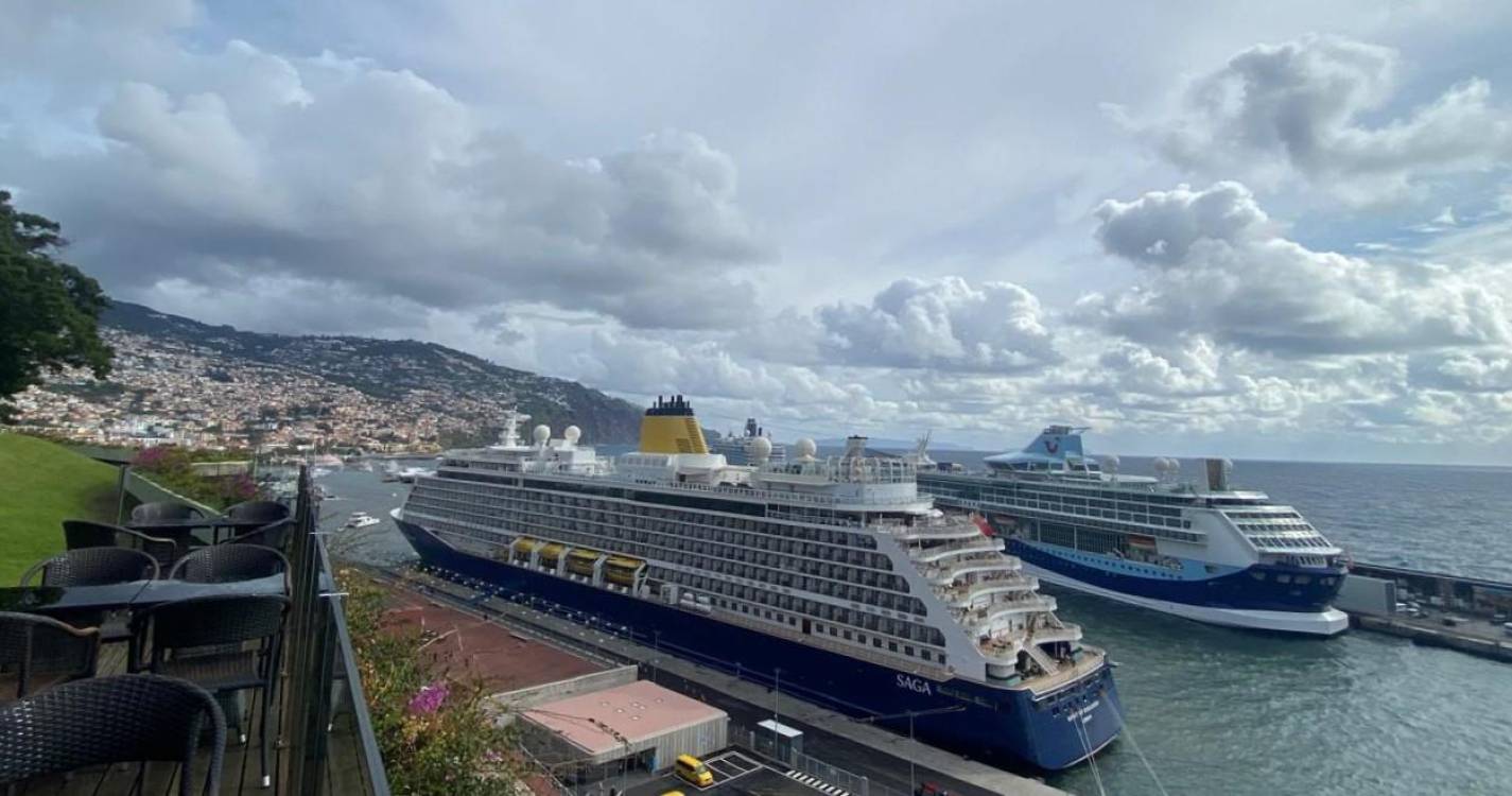 Fim de semana movimentado no Porto do Funchal com mais de 8.500 viajantes