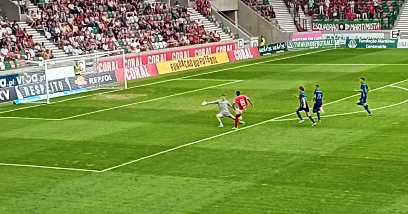 Intervalo nos Barreiros com um golo a fazer a diferença