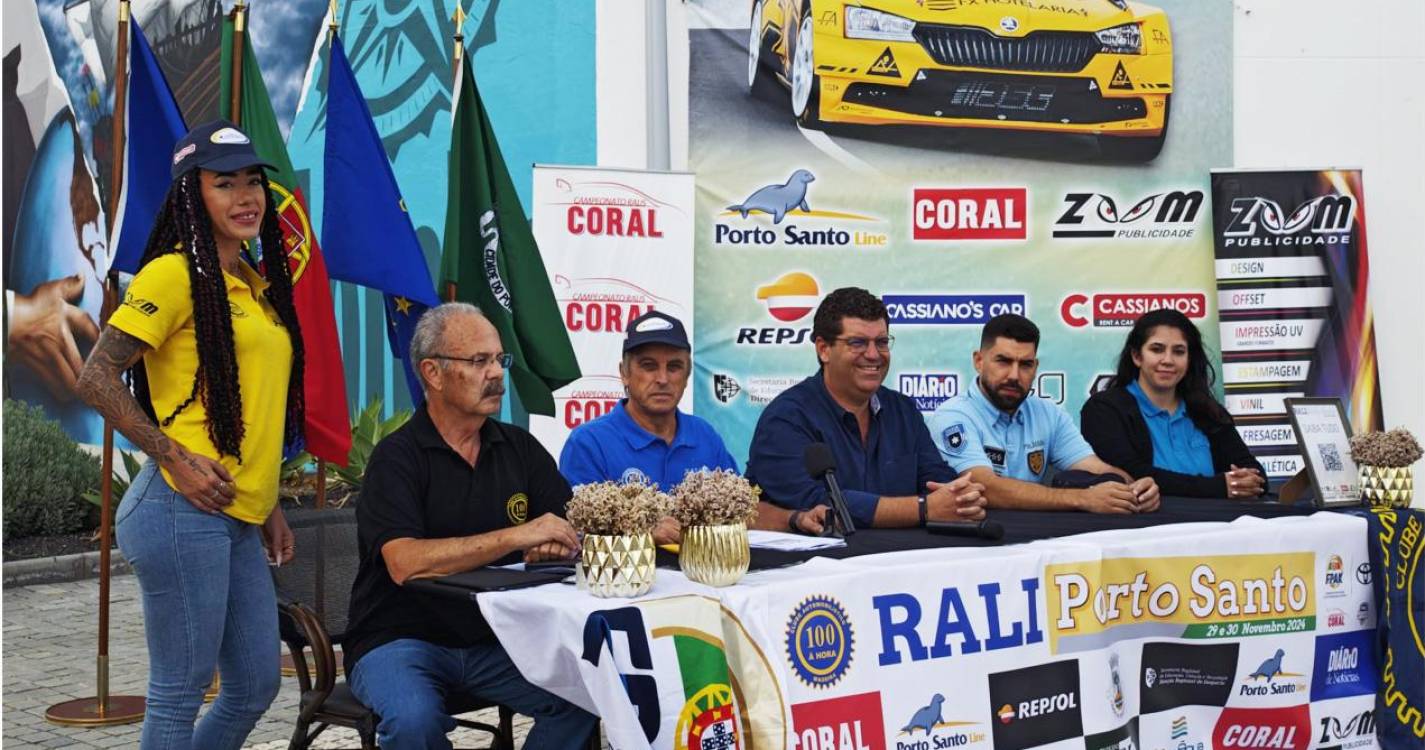 Nuno Batista realça “dia muito importante” na apresentação do rali do Porto Santo