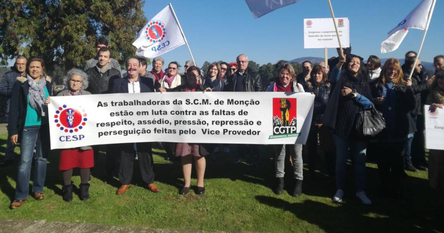 Trabalhadores das Misericórdias em greve no dia 15 de março