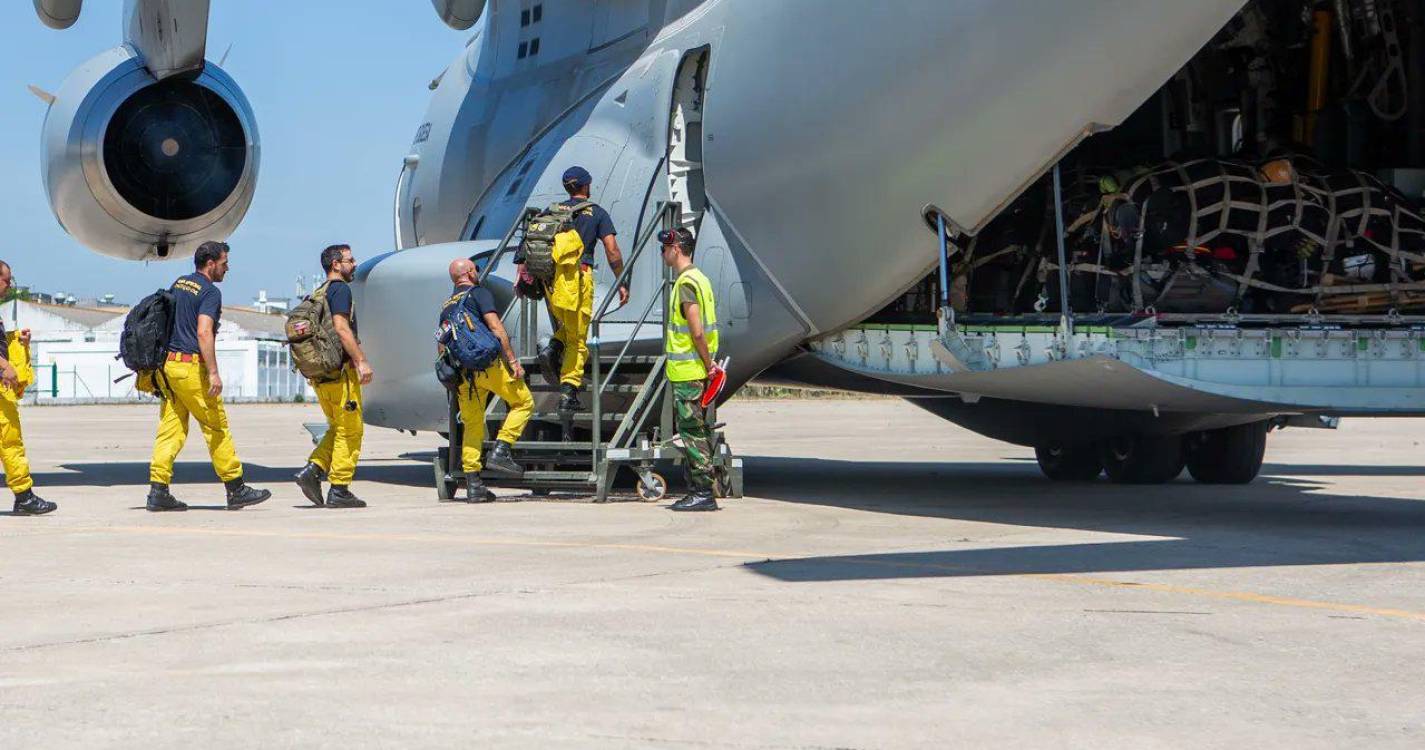 Incêndios: 60 elementos da Força Operacional Conjunta já chegaram à Madeira (com fotos)