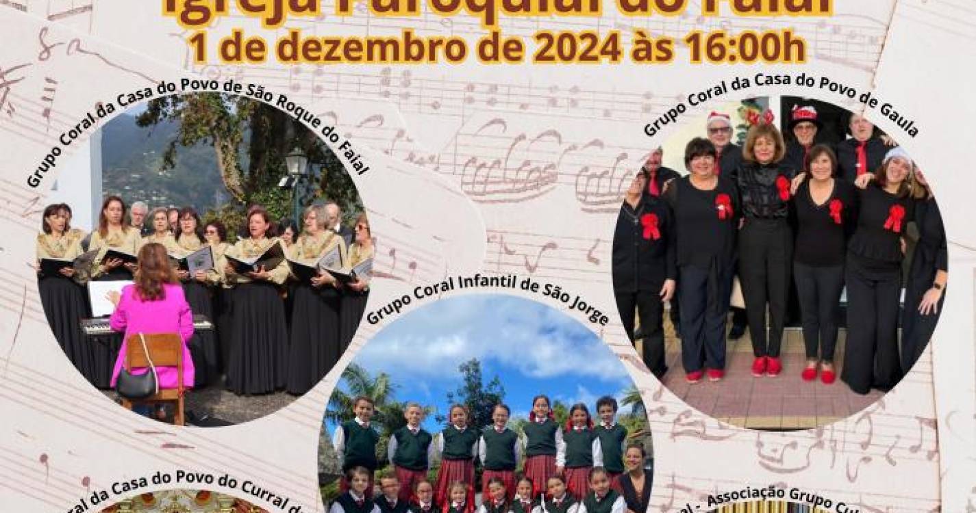 Domingo há Encontro de Grupos Corais em Santana