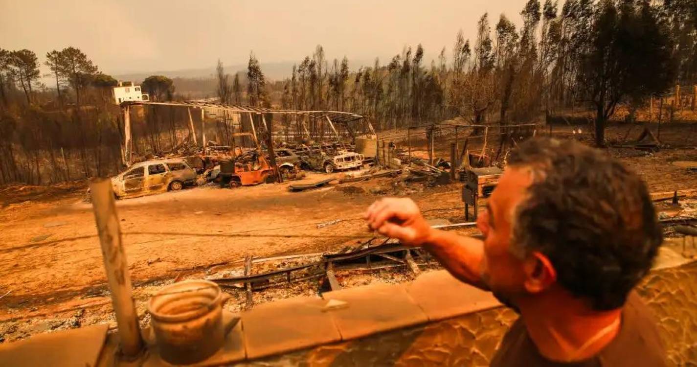 Incêndios: Pelo menos 40 famílias desalojadas em Albergaria-a-Velha