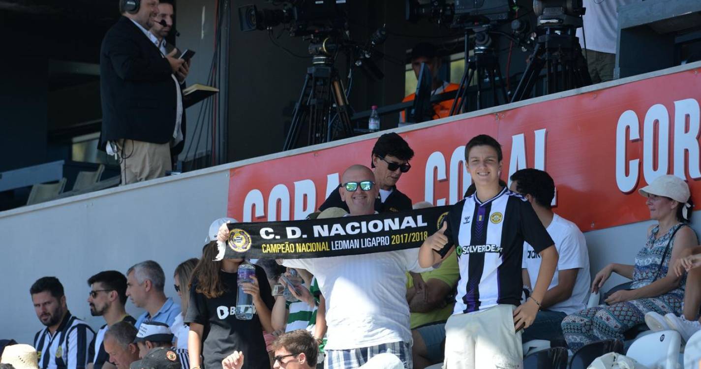 Nacional x Sporting: veja quem está nas bancadas do Estádio da Madeira