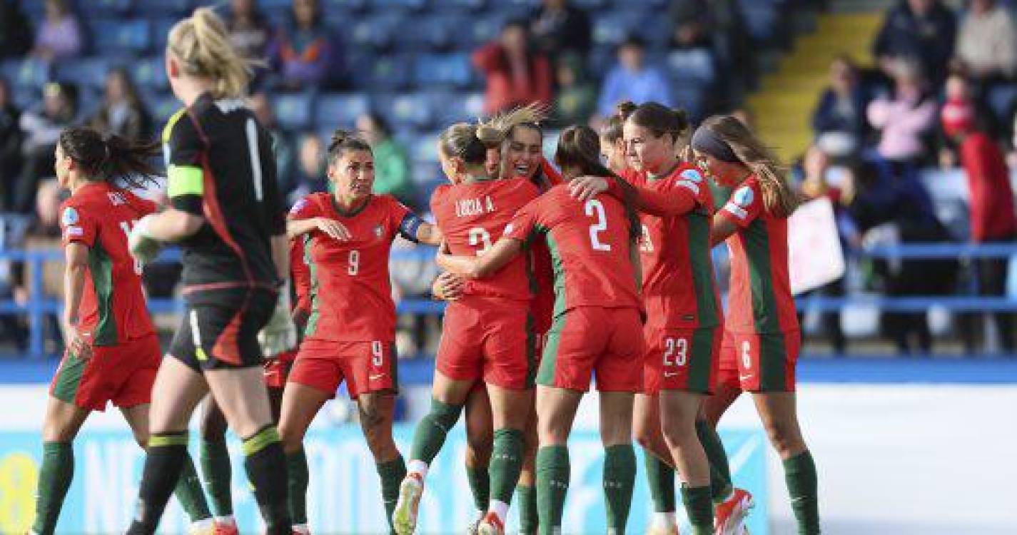 Portugal triunfa na Irlanda do Norte e está nos play-offs do Europeu feminino de 2025