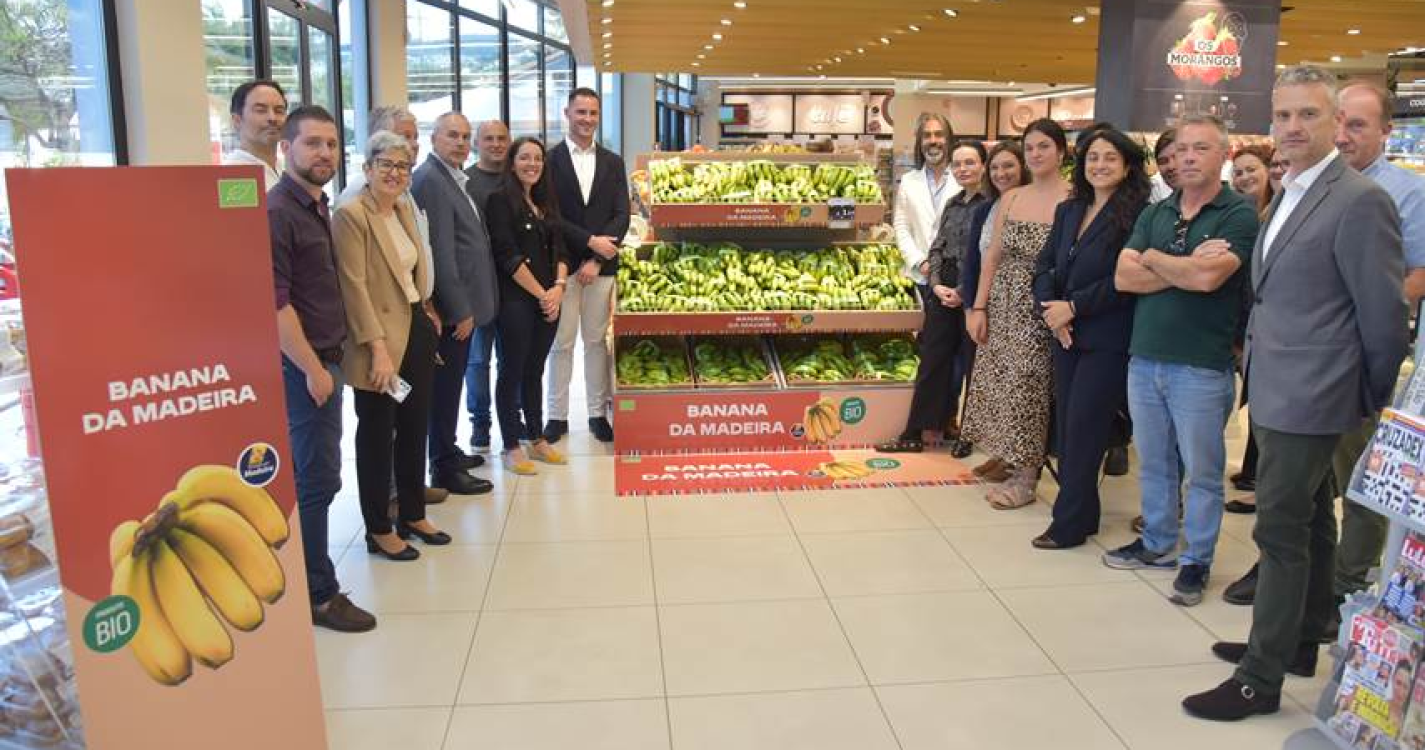 Grupo Sonae iniciou hoje venda de banana biológica na Madeira