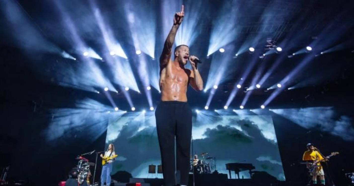 Imagine Dragons atuam em junho de 2025 no Estádio da Luz em Lisboa