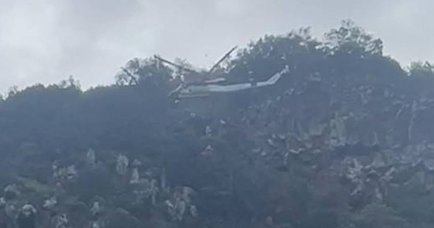 Helicóptero da Proteção Civil da Madeira simulou resgates em São Jorge (com vídeo)