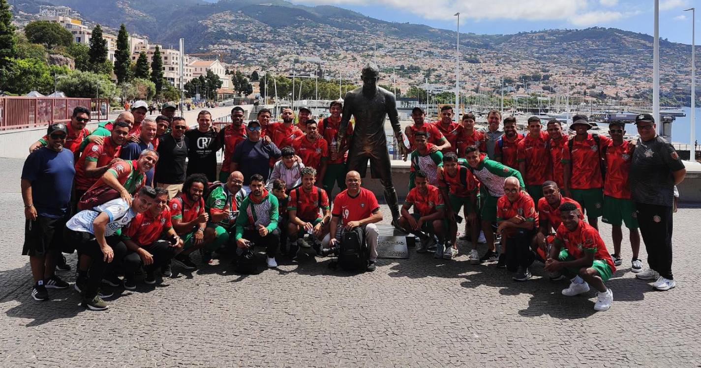 Marítimo La Guaira visitou Museu CR7