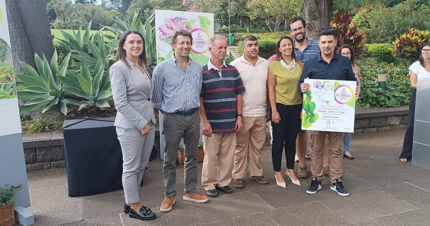 Cidadãos e hotéis premiados pela dedicação aos jardins (com fotos)