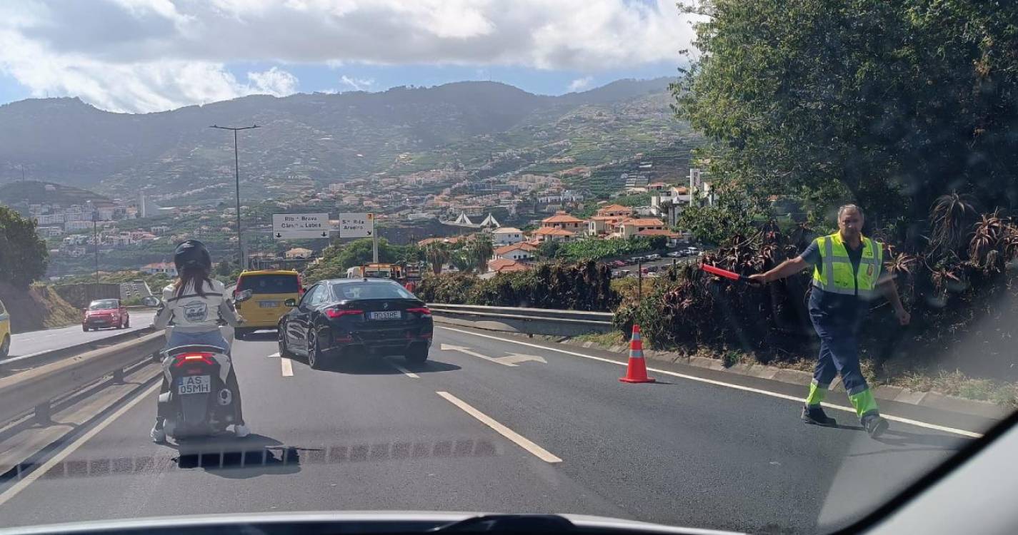 Acidente congestiona trânsito na via rápida