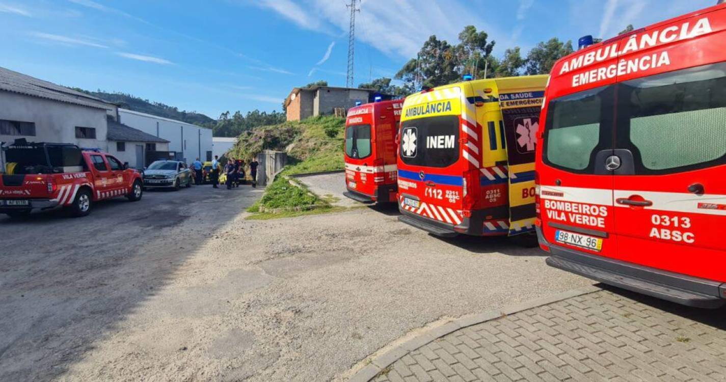 Mulher morre colhida por empilhadora em empresa no concelho de Vila Verde