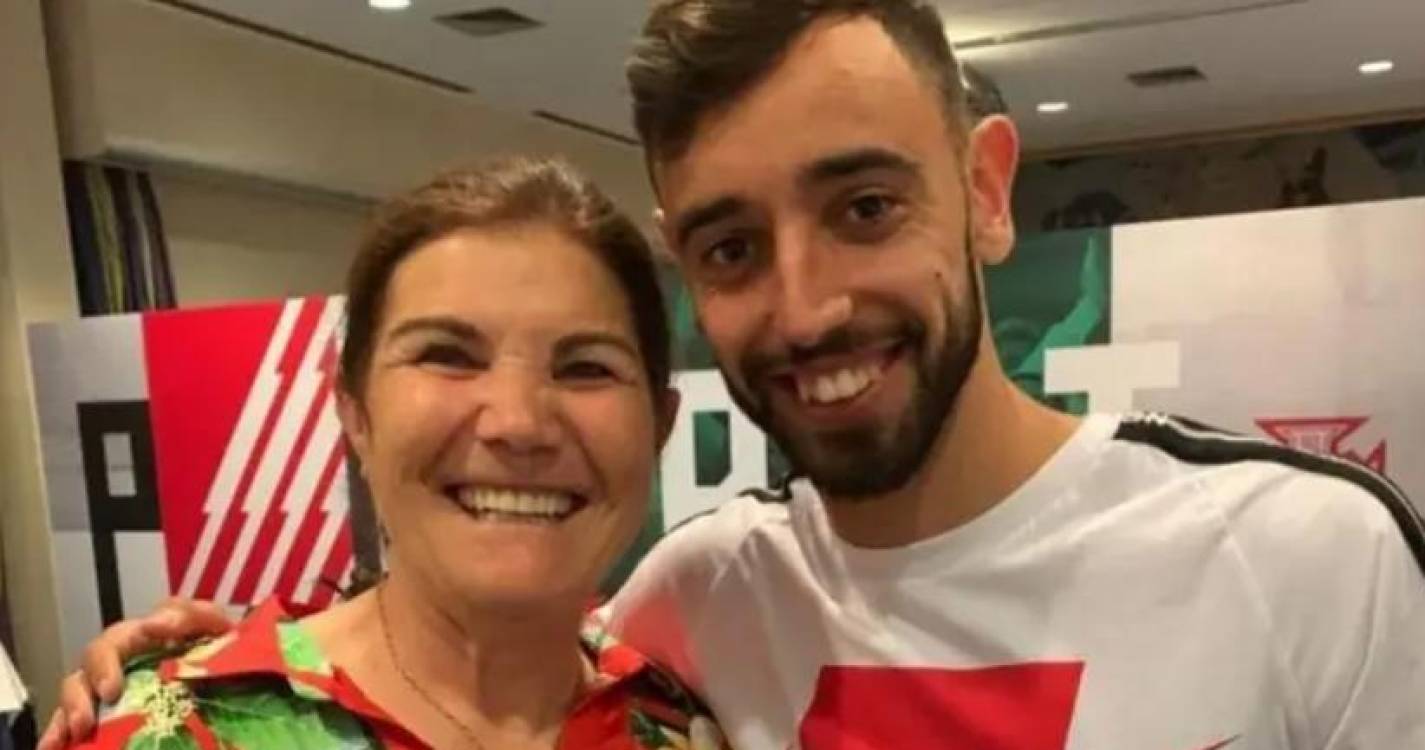 Manchester United engana-se e coloca Dolores Aveiro como mãe de Bruno Fernandes
