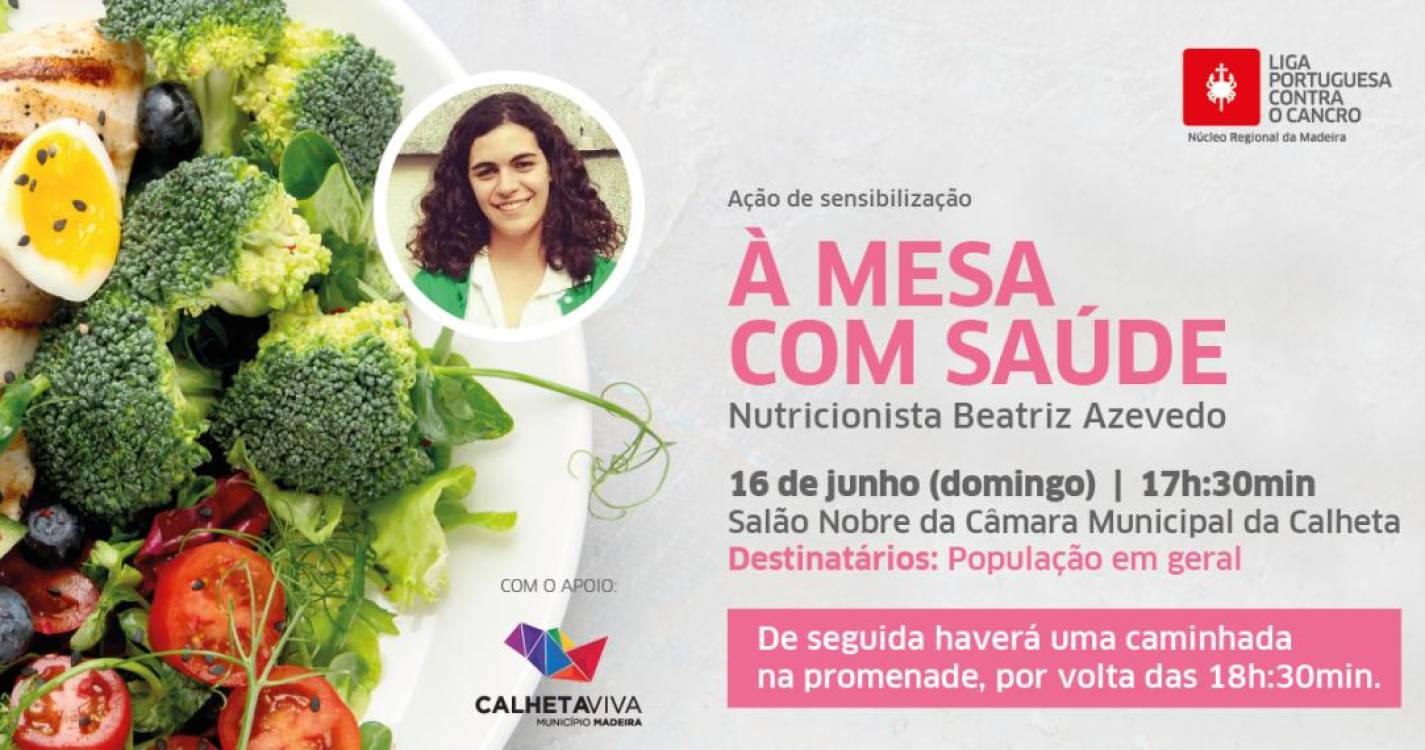 ‘À Mesa com Saúde’ este domingo na da Calheta