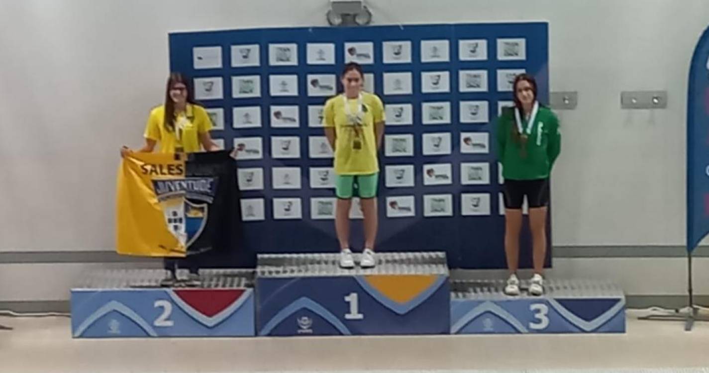 Laura Rodrigues vence medalha de prata nos 200 metros bruços em Leira